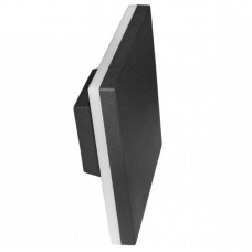 Φωτιστικό Απλίκα LED 10W 230V 1100lm 4000K Λευκό Φως Ημέρας Αλουμινίου Μαύρη IP54 9-89891